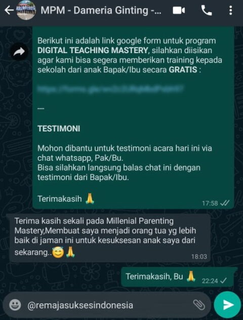 Remaja Sukses Indonesia – Pusat Pendampingan Orangtua Dan Pengembangan ...